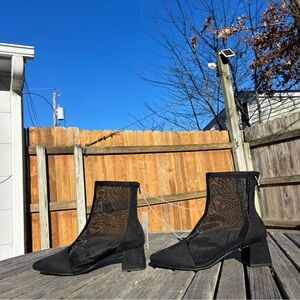 Nwt Women’s Celaena Boots by A New Day size 8.5 Black mesh Classic fall winter